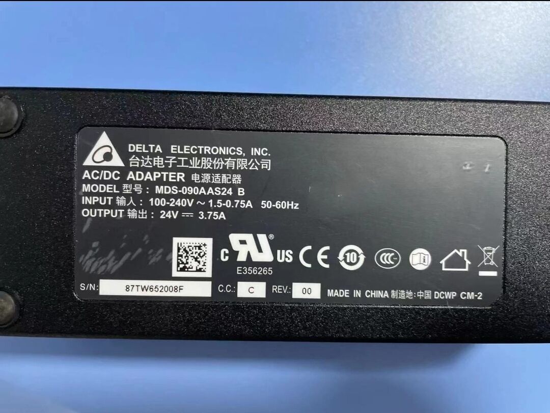 *Brand NEW* Delta MDS-090AAS24 B 24V 3.75A 90W AC DC ADAPTHE POWER Supply